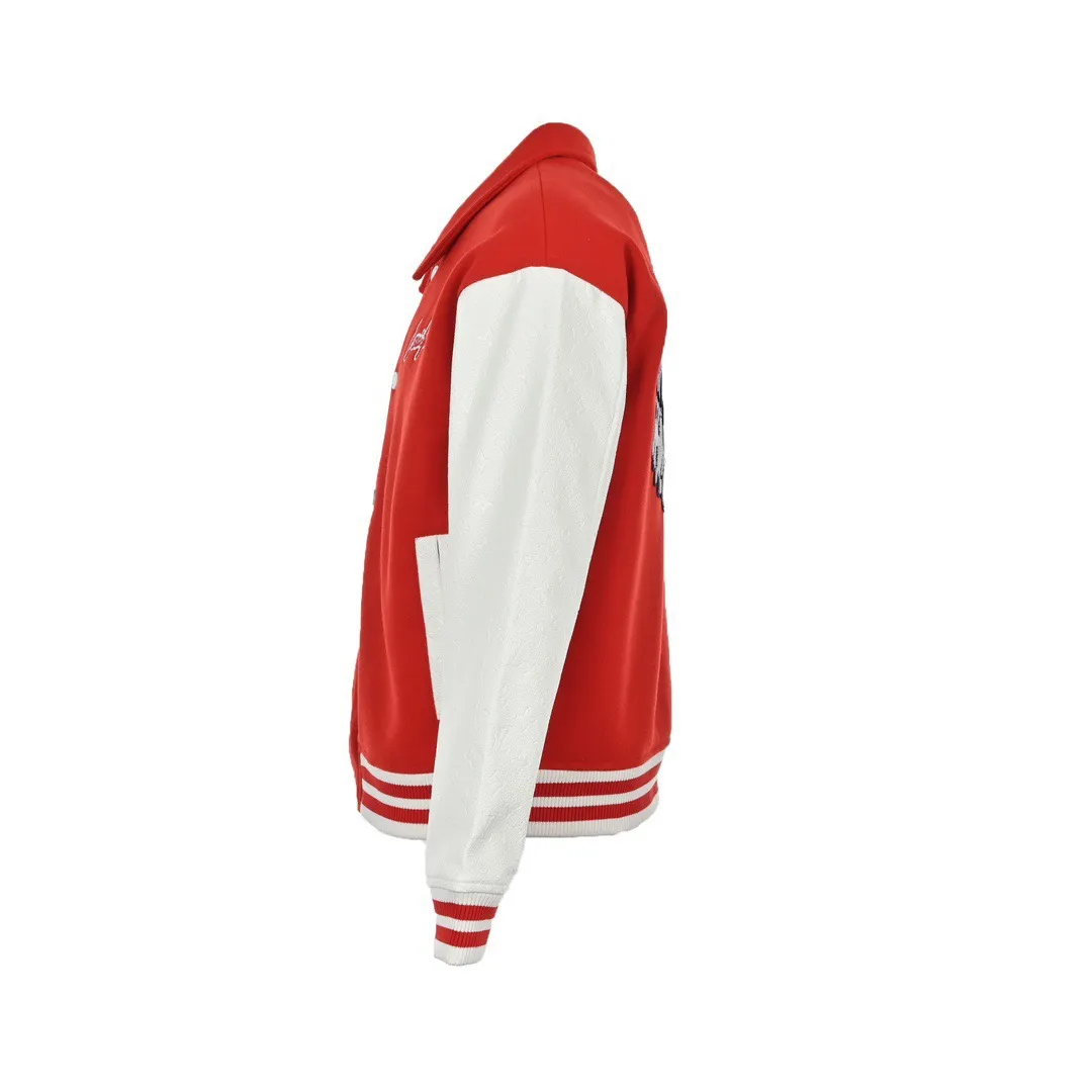 Louis Vuitton 23ss Back Embroidered Floral Baseball Jersey